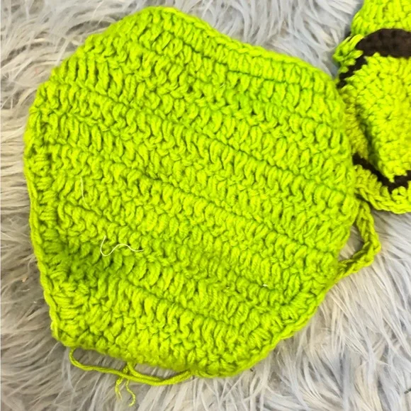 Adorable Ladybug  & Turtle Crochet Baby Costume NB-3M Bundle=2 - Picture 7 of 9